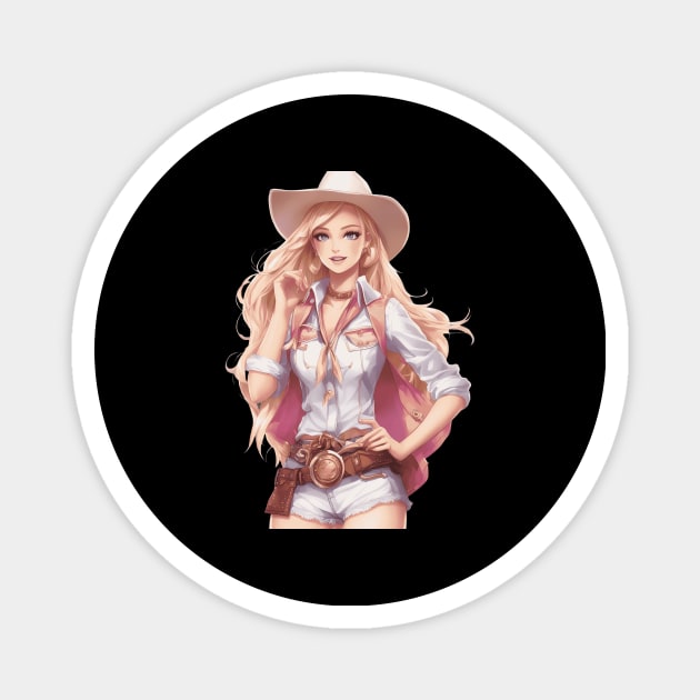 Rodeo Girl Magnet by animegirlnft